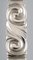 Vintage Scroll No 22 Hammered Sterling Silver Sauce Spoon from Georg Jensen, Image 4