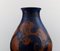 Große dänische Mid-Century Vase aus glasiertem Steingut von Kähler 4