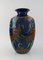 Große dänische Vase aus glasiertem Steingut von Kähler, 1930er 1