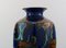 Große dänische Vase aus glasiertem Steingut von Kähler, 1930er 3