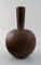 Jarrón de fayenza con esmaltado marrón de Aluminia, años 40, Imagen 1