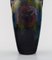 Vase Elrakka Art Nouveau en Céramique avec Poignées 3