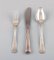 Vintage Danish Silver Cutlery Set from Cohr, Set of 12, Image 1