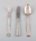 Vintage Danish Silver Dinner Cutlery Set, 1920s, Set of 18, Image 1