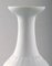 White Glaze Ceramic Vase by Wilhelm Kåge for Gustavsberg, 1950s, Image 3