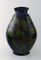 Glasierte dänische Vintage Vase aus Steingut von Kähler, 1940er 1