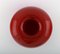 Cuenco Donut vintage de vidrio rojo de Anne Nilsson para Kosta Boda, Imagen 3