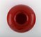 Vintage Red Art Glass Donut Bowl by Anne Nilsson for Kosta Boda 3