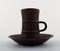 Tazas de café con platillos de piedra caliza de Jens H. Quistgaard. Juego de 9, Imagen 1