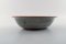 Vintage Blue-Gray Glazed Stoneware Bowl by Helle Alpass, Image 4