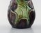 Art Nouveau Danish Glazed Ceramic Pottery Vase from Moller & Bøgely 2