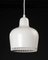 Vintage Model A 330 White Steel Pendant by Alvar Aalto for Artek 1