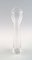 Clear Art Glass Vase by Tapio Wirkkala for Littala, 1957, Image 1