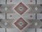 Vintage Rölakan Teppich mit geometrischem Muster 2