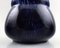 Vintage Dark Blue Faience Lidded Vases from Rörstrand, Set of 2 6