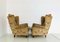 Mid-Century Italian Fabric and Wood Armchairs, 1960s, Set of 2 8