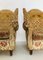 Italienische Mid-Century Sessel aus Stoff & Holz, 1960er, 2er Set 10