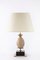 Marble & Brass Table Lamp, 1970s 1
