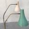 Lámpara de pie italiana Mid-Century de aluminio y latón, años 50, Imagen 4