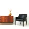 Danish Leather & Rosewood Lounge Chair by A.B. Madsen & E. Larsen, 1960s 2