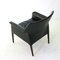 Danish Leather & Rosewood Lounge Chair by A.B. Madsen & E. Larsen, 1960s, Image 8