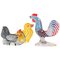 Gallo, gallina e pulcino in lucite di Abraham Palatnik, anni '70, Immagine 1