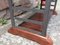 French Iron and Fir Industrial Console Table, 1920s, Image 3