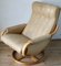 Norwegian Leather and Pine Swivel Chair by Ingmar Relling for Westnofa, 1970s, Image 18
