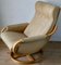 Norwegian Leather and Pine Swivel Chair by Ingmar Relling for Westnofa, 1970s, Image 17