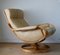 Norwegian Leather and Pine Swivel Chair by Ingmar Relling for Westnofa, 1970s 21