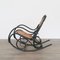 Antique Black Bentwood Rocking Chair from Fischel, Image 2