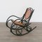 Antique Black Bentwood Rocking Chair from Fischel 1