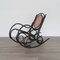 Antique Black Bentwood Rocking Chair from Fischel 3