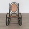 Antique Black Bentwood Rocking Chair from Fischel, Image 5