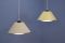 Deckenlampen aus Metall & Kunststoff von Louis C. Kalff für Philips, 1950er, 2er Set 6