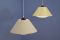 Metal and Plastic Ceiling Lamps by Louis C. Kalff for Philips, 1950s, Set of 2 5