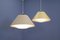 Metal and Plastic Ceiling Lamps by Louis C. Kalff for Philips, 1950s, Set of 2 2