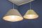 Metal and Plastic Ceiling Lamps by Louis C. Kalff for Philips, 1950s, Set of 2 4