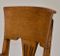 Antique Art Nouveau Leather and Oak Dining Chairs, Set of 6 5