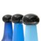 Blue Glass Bottles by Salvador Dali for Rosso Antico, 1970s, Set of 3 8