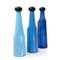 Botellas de vidrio azul de Salvador Dali para Rosso Antico, años 70. Juego de 3, Imagen 3