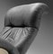 Fiberglass & Leather Swivel Chair by Bruno Gecchelin for Busnelli, 1970s 11