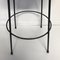 Mid-Century Hocker aus Metall & Rattan, 1960er 5