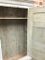 Antique Industrial French Painted Fir Wardrobe, Image 4