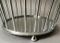 Nickel-Plated Paper Basket by Jacques Adnet, 1940s 3
