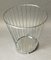 Nickel-Plated Paper Basket by Jacques Adnet, 1940s, Image 2