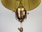 Antike Jugendstil Stehlampe aus Messing und Kupfer 5