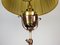 Lampada da terra antica Art Nouveau in ottone e rame, Immagine 5
