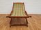 Scandinavian Fabric and Teak Folding Chair, 1960s, Image 7