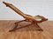 Scandinavian Fabric and Teak Folding Chair, 1960s 3